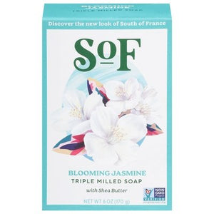 South Of France Soap Triple Milled Blooming Jasmine 6 OZ [UNFI #1704915] T