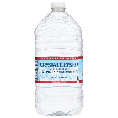 Crystal Geyser Alpine Spring Water Natural 6/1 GAL [UNFI #724559] [ebt]