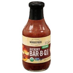 Woodstock Bar-B-Q Sauce Organic Hickory 12/18 OZ [UNFI #1564012] [ebt]