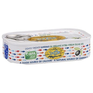 Bela-Olhao Sardines in Organic Extra Virgin Olive Oil 12/4.23 Z [UNFI #2817179] [ebt]