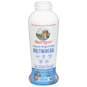 Mary Ruths Multimineral Coconut Dream Liquid Nighttime 1/15.22 OZ [UNFI-CARLISLE #3047131]
