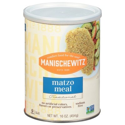 Manischewitz Matzo Meal Traditional 12/16 OZ [UNFI #236034] [ebt]