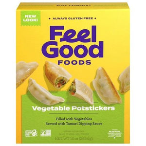 Feel Good Foods Potstickers Vegetable 9/10 OZ [UNFI #1651330] [ebt]