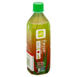 Alo Juice Drink Aloe Vera Crisp Fuji Apple + Pear 12/16.9 OZ [UNFI #1638089] [ebt]
