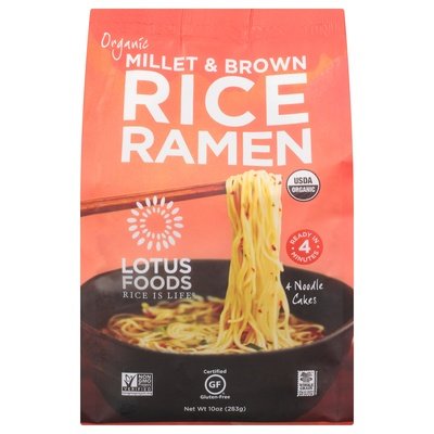 Lotus Foods Rice Ramen Organic Millet & Brown 6/10 OZ [UNFI-CARLISLE #1281625] [ebt]