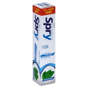Spry Toothpaste Fluoride Free Anti-Plaque Tartar Control Peppermint 1/5 OZ [UNFI-CARLISLE #2042620]