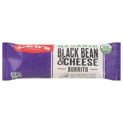 Reds Burrito Organic Black Bean & Cheese 12/5 OZ [UNFI #03050978] [ebt]