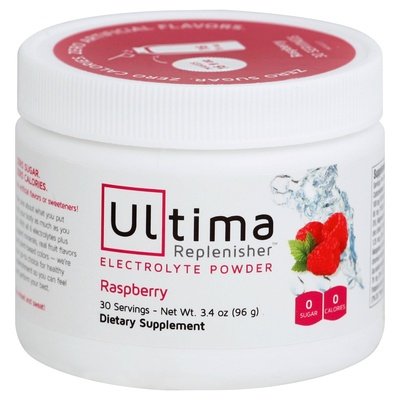 Ultima Replenisher Electrolyte Powder Raspberry 3.4 OZ [UNFI #1923614]