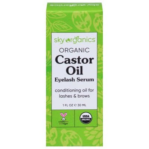 Sky Organics Castor Oil Organic Eyelash Serum 1/1 OZ [UNFI-CARLISLE #2652931]