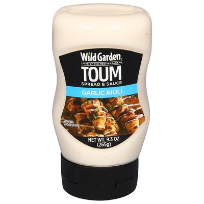 Wild Garden Spread & Sauce Toum Garlic Aioli 6/9.4 OZ [UNFI #02785970] [ebt]