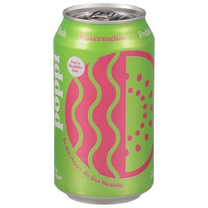 Poppi Prebiotic Soda Watermelon 12/12 OZ [UNFI #2711448] [ebt]