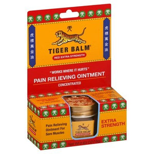 Tiger Balm Pain Relieving Ointment Red Extra Strength 6/18 GRM [UNFI-CARLISLE #876557]