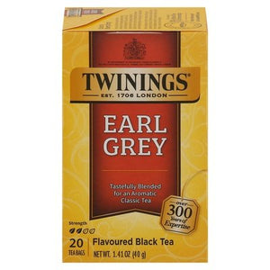 Twinings Black Tea Flavored Earl Grey 6/20 BAG [UNFI #770958] [ebt]