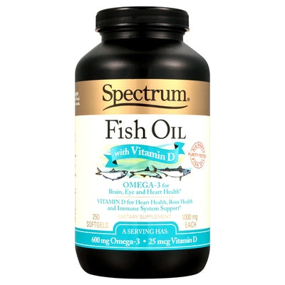 Spectrum Essentials Fish Oil Softgels 1/250 SGEL [UNFI-CARLISLE #0821520]
