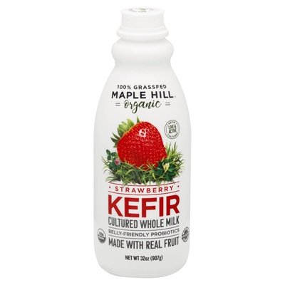 Maple Hill Creamery Kefir Organic Strawberry 6/32 OZ [UNFI #1796002] [ebt]