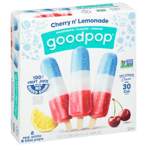 Goodpop Pops Cherry n' Lemonade 9/1.65 OZ [UNFI #03184348] [ebt]