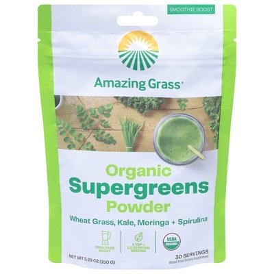 Amazing Grass Supergreens Powder Organic 1/5.29 OZ [UNFI-CARLISLE #2206878]