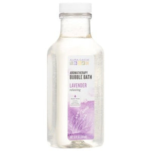 Aura Cacia Bubble Bath Aromatherapy Lavender Relaxing 1/13 OZ [UNFI-CARLISLE #922302]