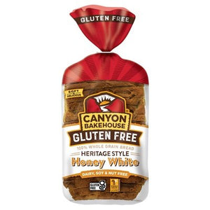 Canyon Bakehouse Bread Gluten Free Whole Grain Honey White Heritage Style 6/24 OZ [UNFI #2032662] [ebt]