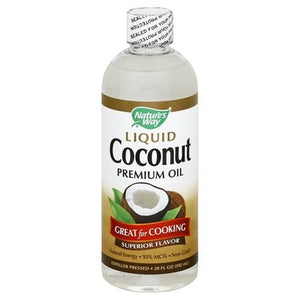 Natures Way Coconut Oil Premium Liquid 1/20 OZ [UNFI-CARLISLE #1796697] [ebt]
