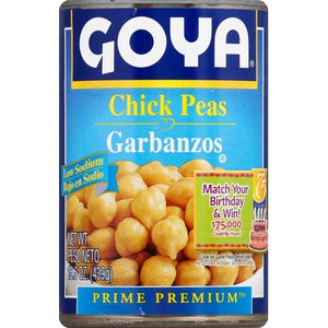 Goya Chick Peas Garbanzos 24/15.5 OZ [UNFI #0859165] [ebt]