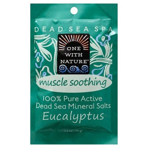 One With Nature Mineral Salts Dead Sea Eucalyptus 6/2.5 OZ [UNFI-CARLISLE #1841741]