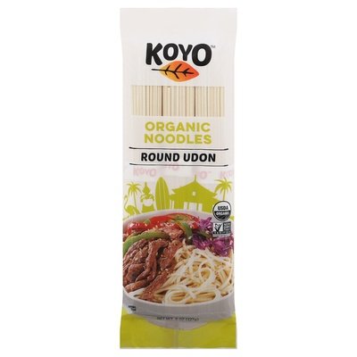 Koyo Noodles Organic Round Udon 12/8 OZ [UNFI-CARLISLE #171058] [ebt]