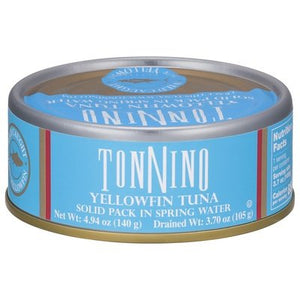 Tonnino Tuna Yellowfin Solid In Spring Water 12/4.94 OZ [UNFI #1732528] [ebt]