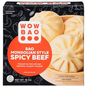 Wow Bao Bao Mongolian Style Spicy Beef 8/10 OZ [UNFI #3002136] [ebt]