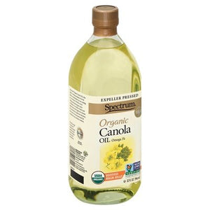 Spectrum Naturals Canola Oil Organic High Heat Refined 12/32 OZ [UNFI #0255224] [ebt]