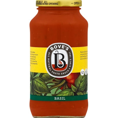 Boves Pasta Sauce Basil 6/24 OZ [UNFI #0604033] [ebt]
