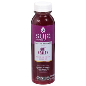 Suja Fruit Juice Drink Gut Health Elderberry Ginger 6/12 OZ [UNFI #2692465] [ebt]