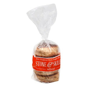Stone & Skillet English Muffins Wheat 12/10 OZ [UNFI #2462109] [ebt]