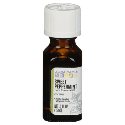 Aura Cacia Pure Essential Oil Cooling Sweet Peppermint 1/.50 OZ [UNFI-CARLISLE #2253706]