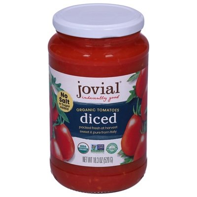 Jovial Tomatoes Organic Diced 6/18.3 OZ [UNFI #1123363] [ebt]