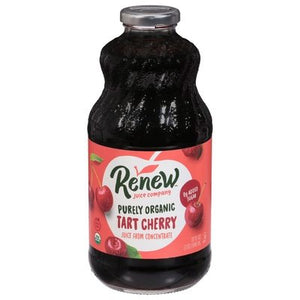Renew Juice Company Juice From Concentrate Purely Organic Tart Cherry 6/32 OZ [UNFI #2952695] [ebt]