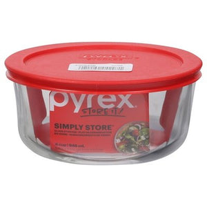 Pyrex Glass Storage Simply Store 4 Cup (946 Ml) 4CT [UNFI #2541175]