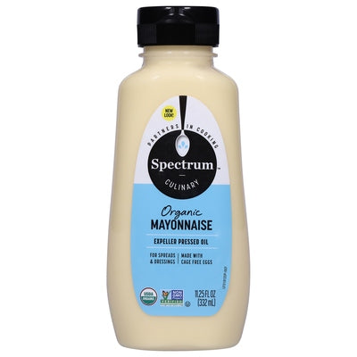 Spectrum Naturals Mayonnaise Organic 12/11.25 OZ [UNFI #0134650] [ebt]