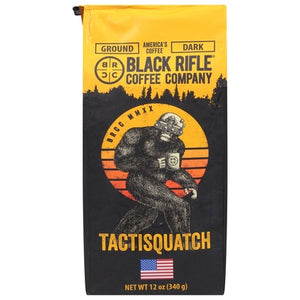 Black Rifle Coffee Company Coffee Dark Ground Tactisquatch 6/12 OZ [UNFI #03056421] [ebt]