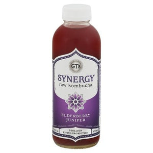 Gts Kombucha Raw Elderberry Juniper 12/16 OZ [UNFI #2931996] [ebt] D