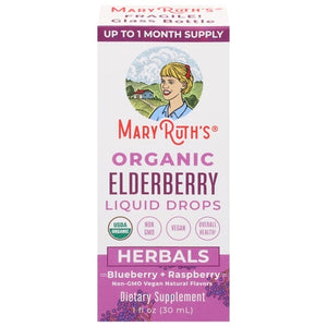 Mary Ruths Elderberry Organic Liquid Drops 1/1 OZ [UNFI-CARLISLE #2977361]