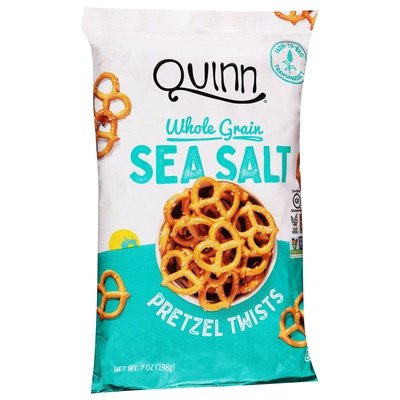Quinn Pretzel Twists Whole Grain Sea Salt 8/5.6 OZ [UNFI #2784437] [ebt]