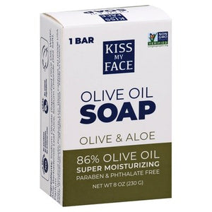 Kiss My Face Olive Oil Soap Olive & Aloe 1/8 OZ [UNFI-CARLISLE #496406]
