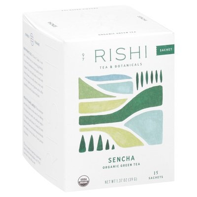 Rishi Tea Green Tea Organic Sencha Sachets 6/15 BAG [UNFI #1608447] [ebt]