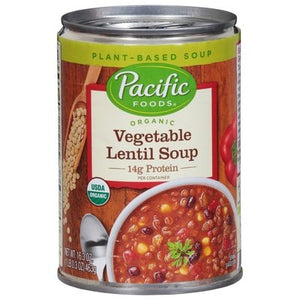 Pacific Foods Vegetable Lentil Soup Plant-Based 12/16.3 Z [UNFI #2854339] [ebt]