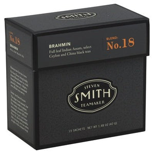 Smith Teamaker Black Tea Full Leaf Brahmin Sachets 6/15 BAG [UNFI #983205] [ebt]