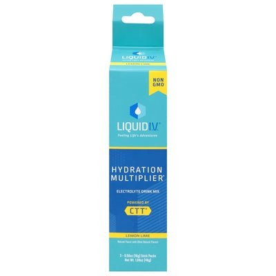 Liquid I V Electrolyte Drink Mix Lemon Lime 6/3 CT [UNFI-CARLISLE #2976579] [ebt]