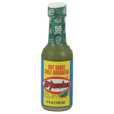 El Yucateco Hot Sauce Chile Habanero 12/4 OZ [UNFI #01238583] [ebt]