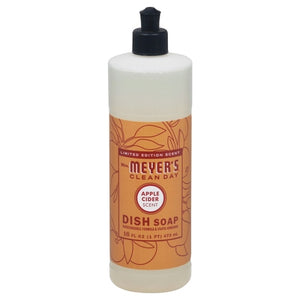 Mrs Meyers Dish Soap Apple Cider Scent 6/16 OZ [UNFI #2161719]