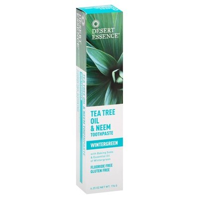 Desert Essence Toothpaste Tea Tree Oil & Neem Wintergreen 1/6.25 OZ [UNFI-CARLISLE #654228]